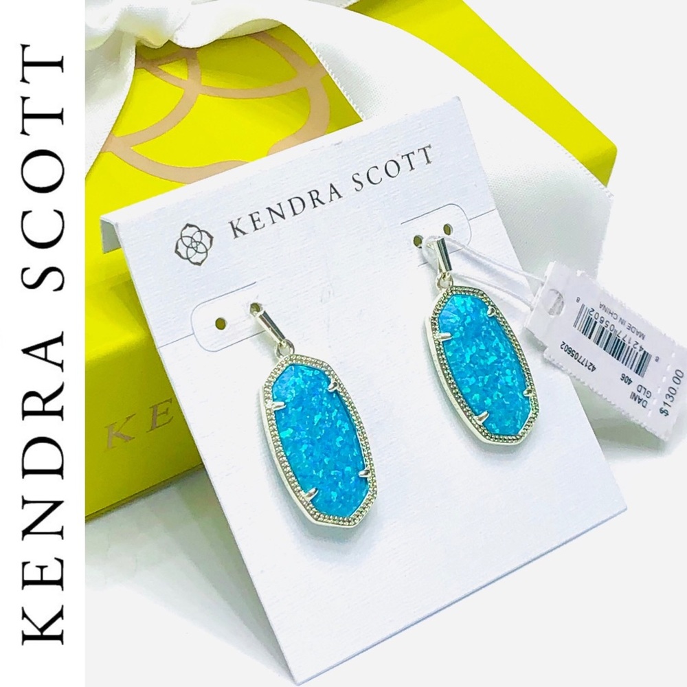 🔥SOLD🔥 Kendra Dani Ocean Kyocera Opal Earrings